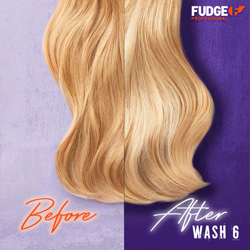 Fudge EveryDay Clean Blonde Damage Rewind Violet Toning Shampoo | Bestel  bij Haarimport! –